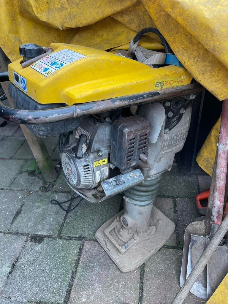 Wacker Neuson BS50-4S Trilstamper - Gebruikt, Doe-het-zelf en Verbouw, Ophalen of Verzenden, Gebruikt