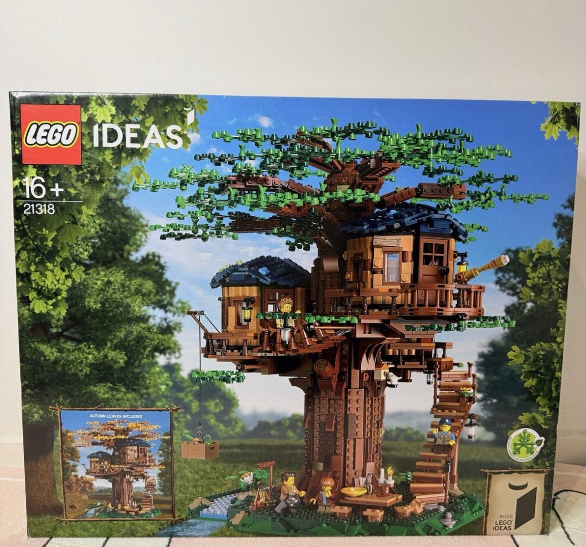 LEGO Ideas boom hut 21318 nieuw, Ophalen of Verzenden, Minder dan 500 stukjes, Zo goed als nieuw