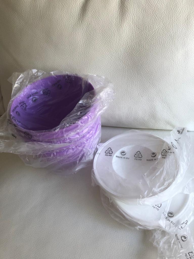 Tupperware slabak voor kropsla - blijft 3 weken goed, Ophalen of Verzenden, Nieuw, Paars, Bak of Kom
