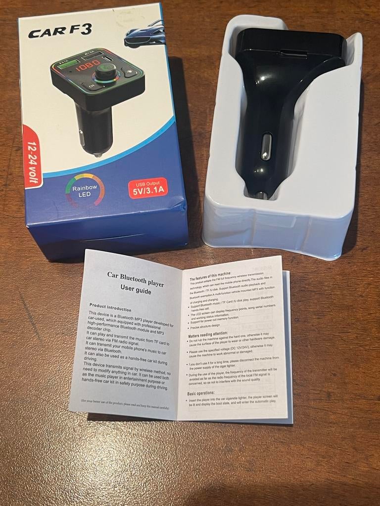 ** NIEUW ** BLEUTOOTH ** FM TRANSMITTER ** MP3 PLAYER **, Ophalen of Verzenden, Nieuw, Overige merken