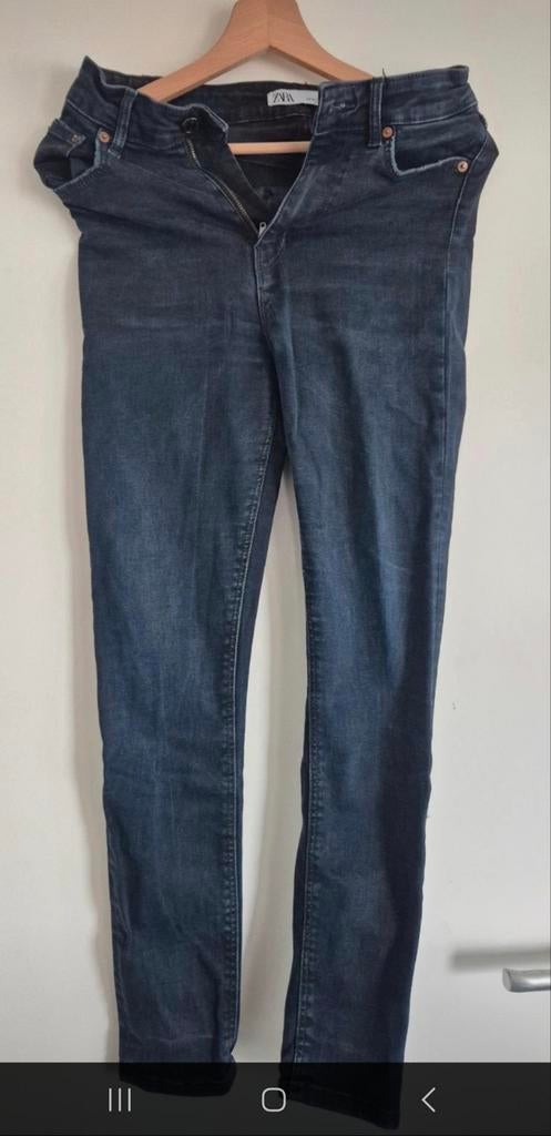 Donker Blauwe Broek, Blauw, Zara, Ophalen of Verzenden, Zo goed als nieuw