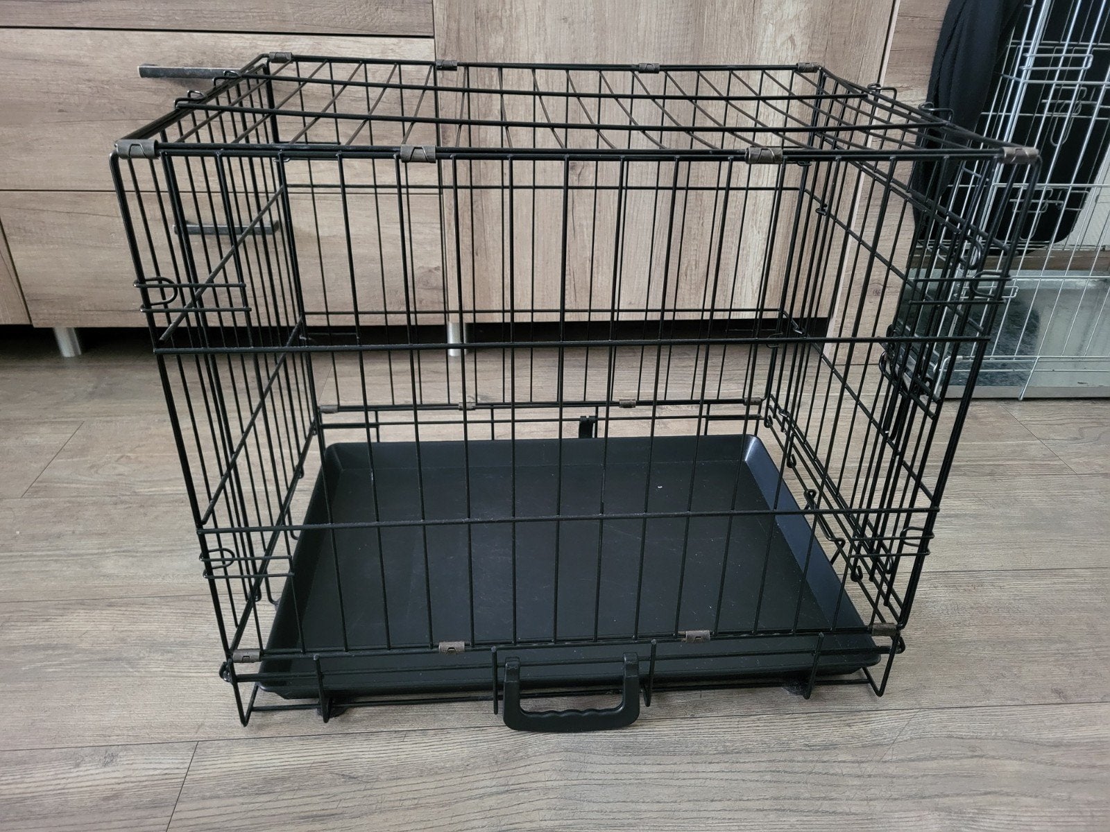 zwarte bench, Ophalen, Zo goed als nieuw, Minder dan 75 cm, Minder dan 65 cm