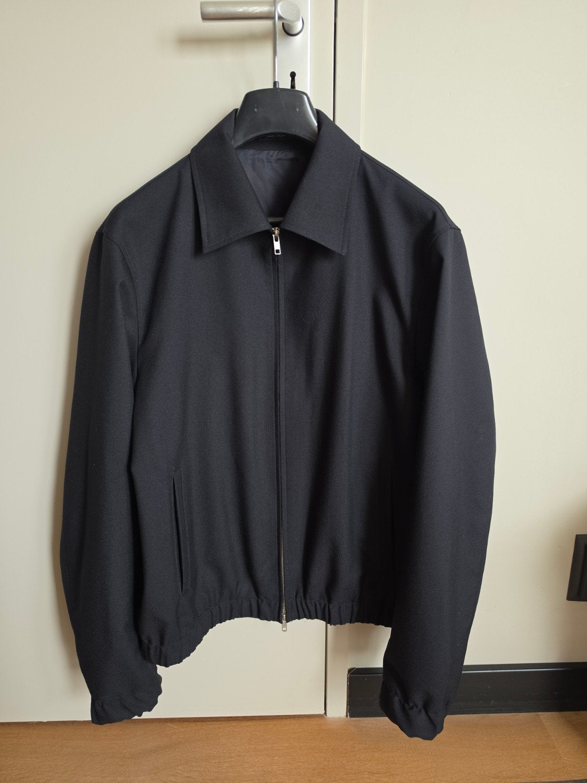 Suit Supply Navy Bomber Jacket, Maat 52/54 (L), Blauw, Ophalen of Verzenden, Zo goed als nieuw