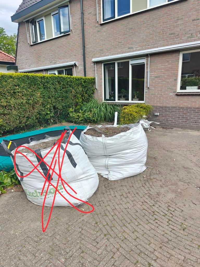 Gratis big bag tuinaarde, Tuin en Terras, Aarde en Mest, Tuinaarde, Ophalen