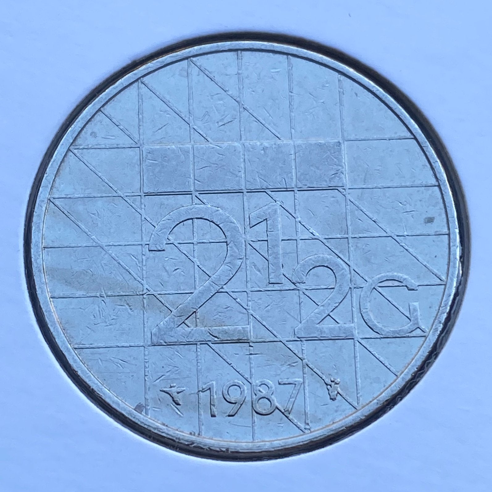 Rijksdaalder / 21/2 Gulden uit 1986 van Beatrix, Verzenden, Koningin Beatrix, 2½ gulden, Losse munt