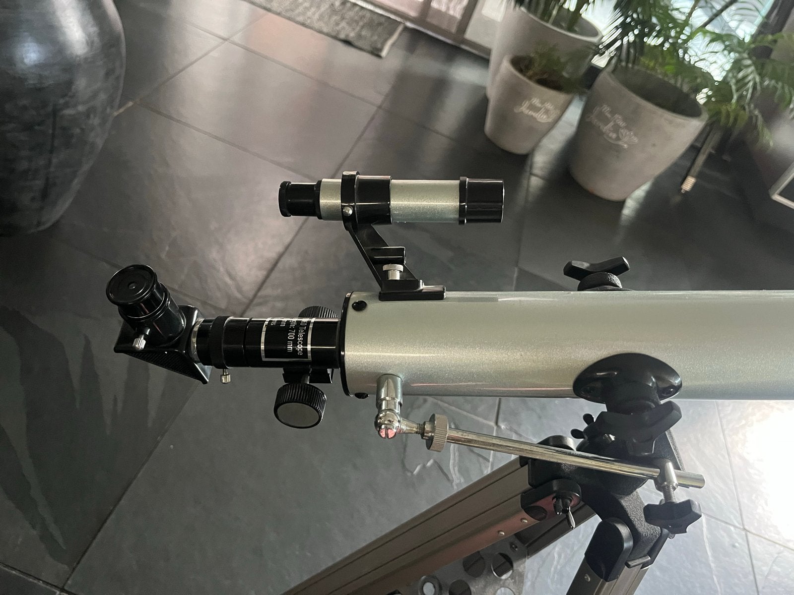 Marquant Sterrenkijker met extra lenzen model 70060, Gebruikt, Lenzentelescoop (refractor), Met statief, Ophalen of Verzenden