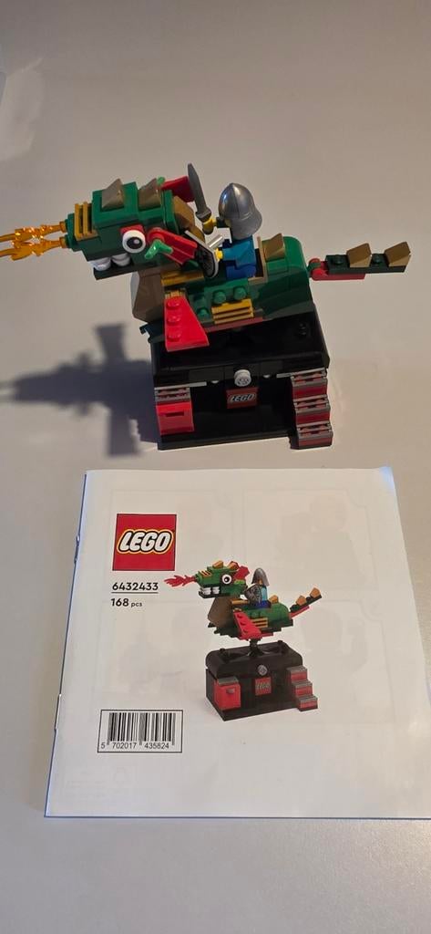 LEGO 6432433 Draak met Ridder - Exclusieve Set, Compleet, Lego, Ophalen of Verzenden, Zo goed als nieuw