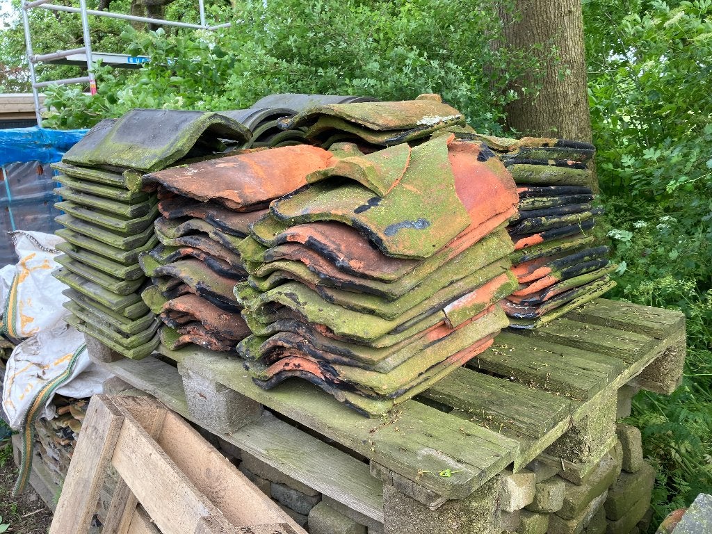 dakpannen oude holle, Ophalen, Steen of Klei, Zwart, Dakpannen