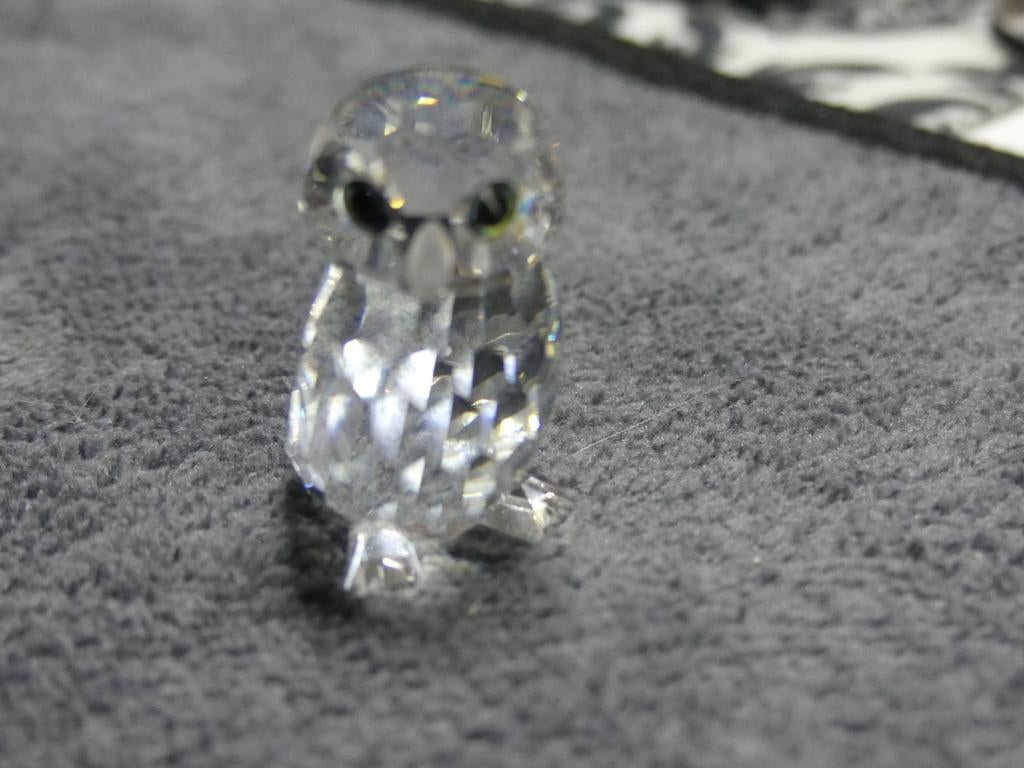 Swarovski Kristallen Uil Figuurtje, Ophalen of Verzenden, Zo goed als nieuw, Figuurtje
