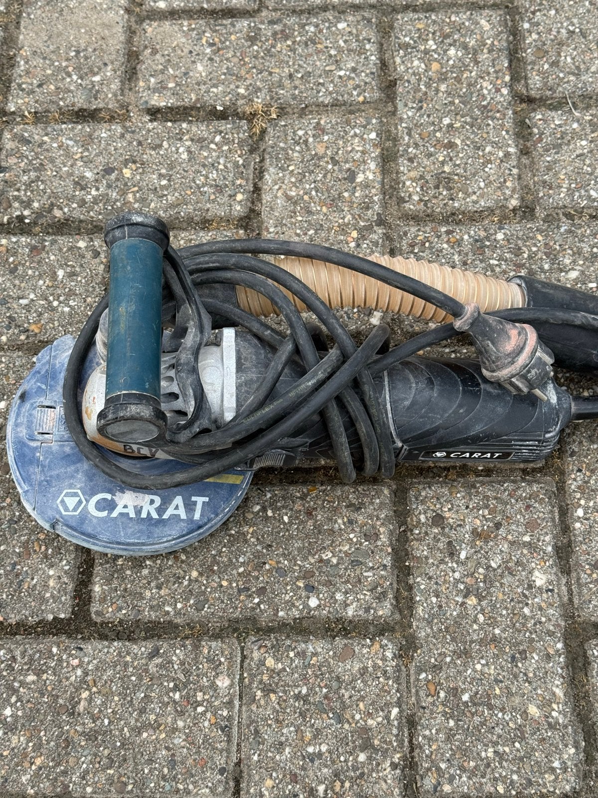 Carat BS-1253 betonslijper 1500W, Ophalen, Gebruikt, 1200 watt of meer, Vlakschuurmachine