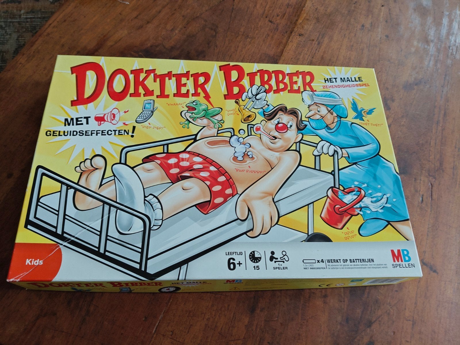 Spel : Dokter Bibber/ Vanaf 6 jaar, Vijf spelers of meer, Ophalen, Gebruikt