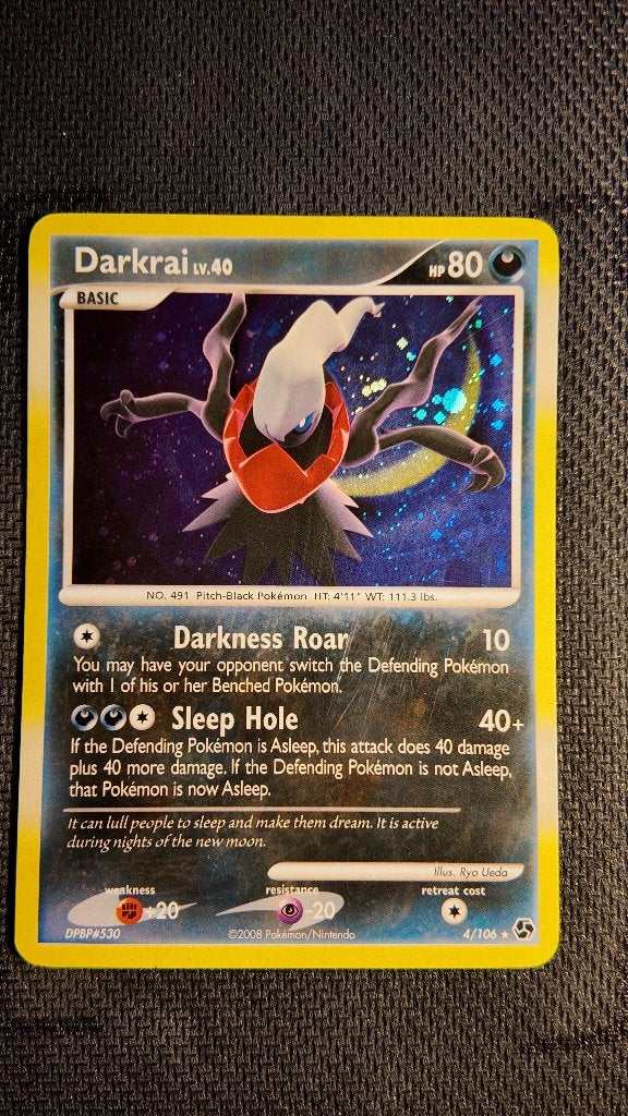 Darkrai 4 Great Encounters | Pokemon kaart, Ophalen, Zo goed als nieuw, Losse kaart, Foil