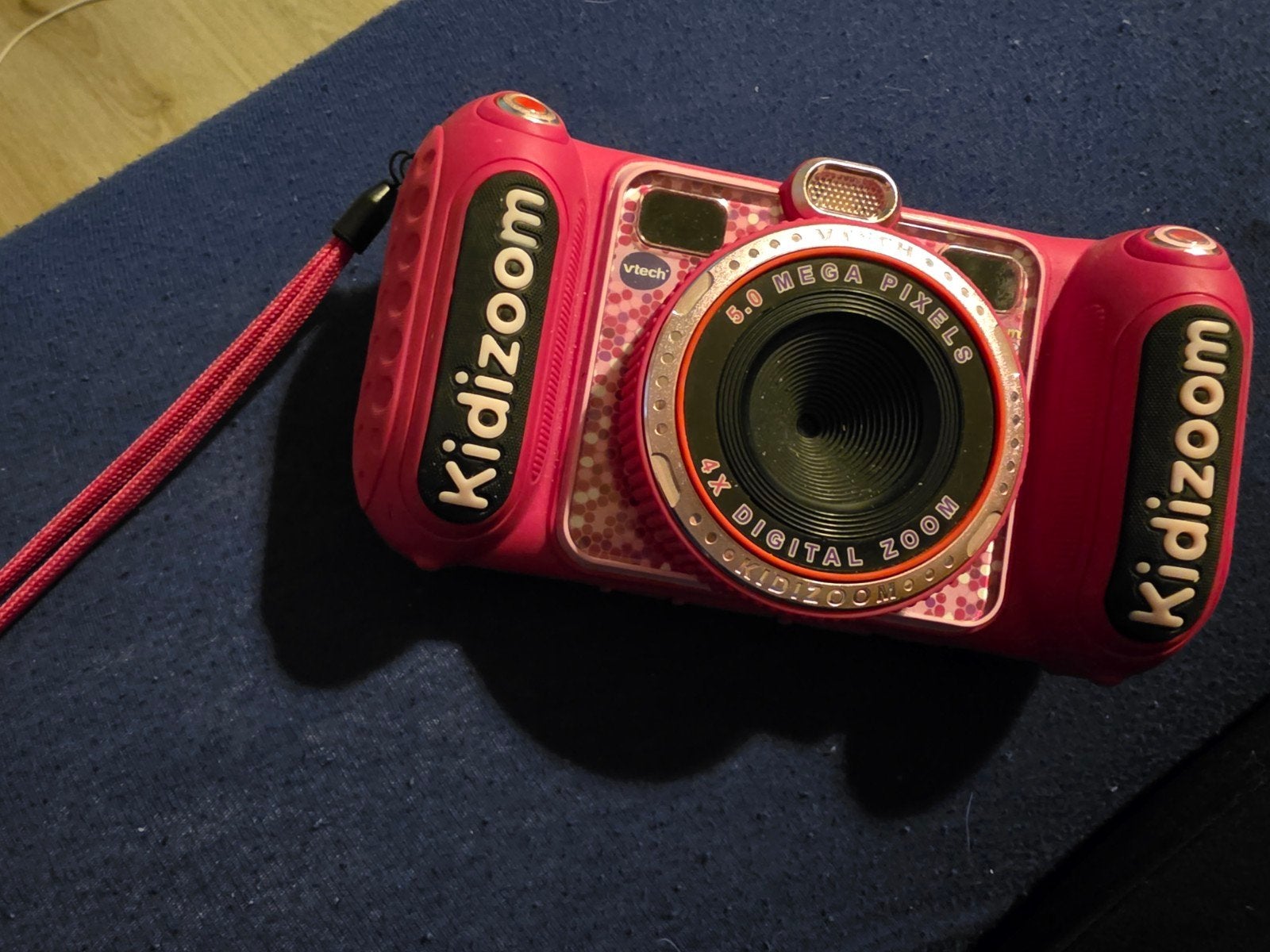 VTech Kidizoom Duo DX 5.0 MP kindercamera roze, Ingebouwde flitser, Gebruikt, Ophalen of Verzenden, Kindercamera