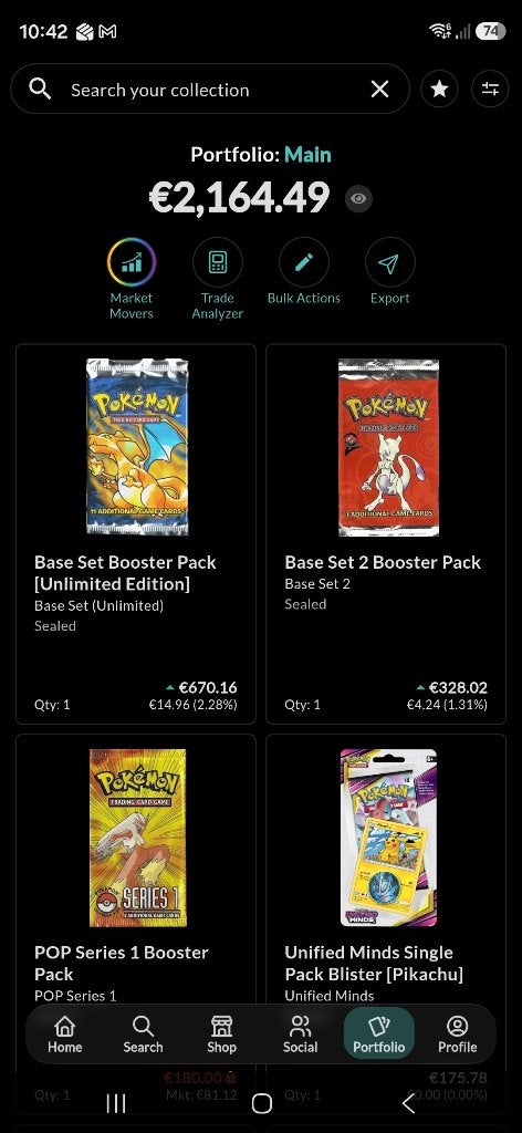 Pokémon Collectie Verzameling Sealed incl. Base Set Booster, Ophalen of Verzenden, Nieuw, Booster