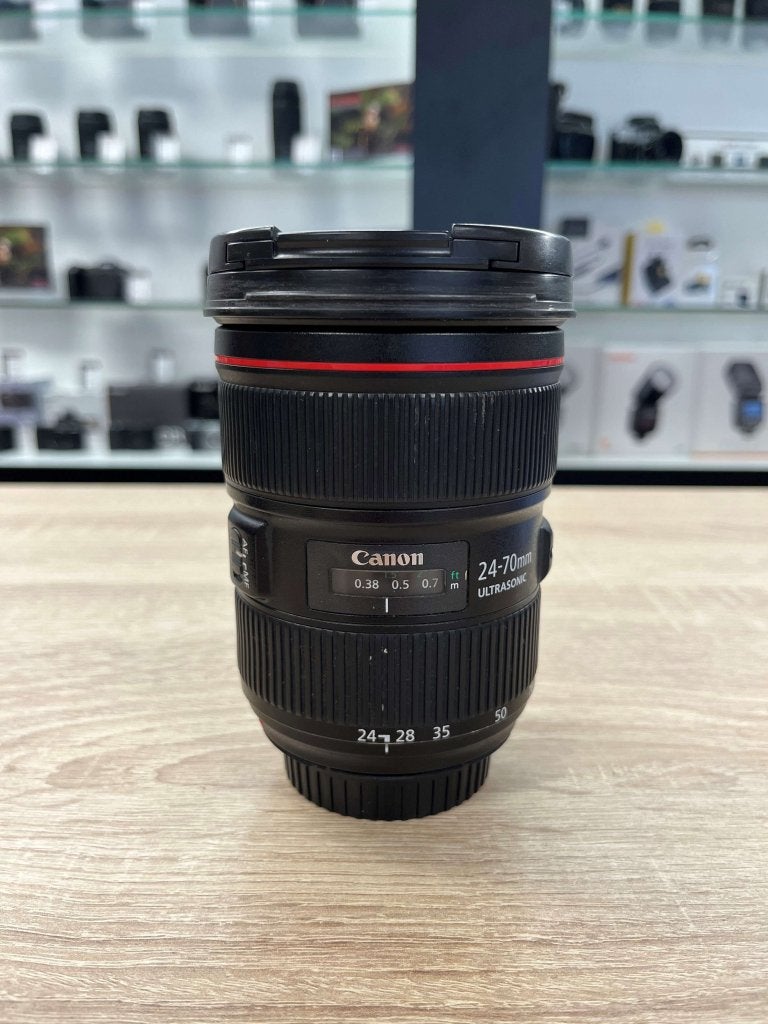 Canon EF 24-70mm f2.8 L II USM (Occasion Amersfoort), Foto-Groep, Gebruikt, Luttekepoortstraat 26 3841 AX Harderwijk, Ophalen of Verzenden