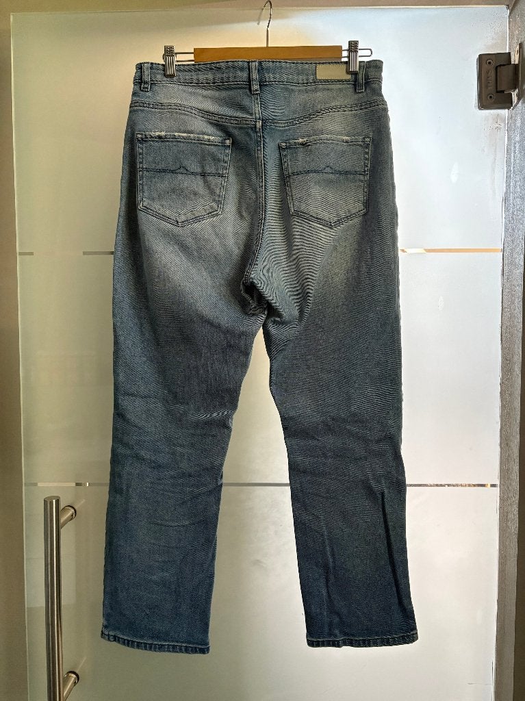 CKS Mom Jeans - 31 - Mid Blue High Waist Straight Leg, Cks, Blauw, Ophalen of Verzenden, Zo goed als nieuw