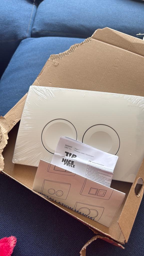 Doortrek Geberit, Ophalen of Verzenden, Nieuw, Toilet