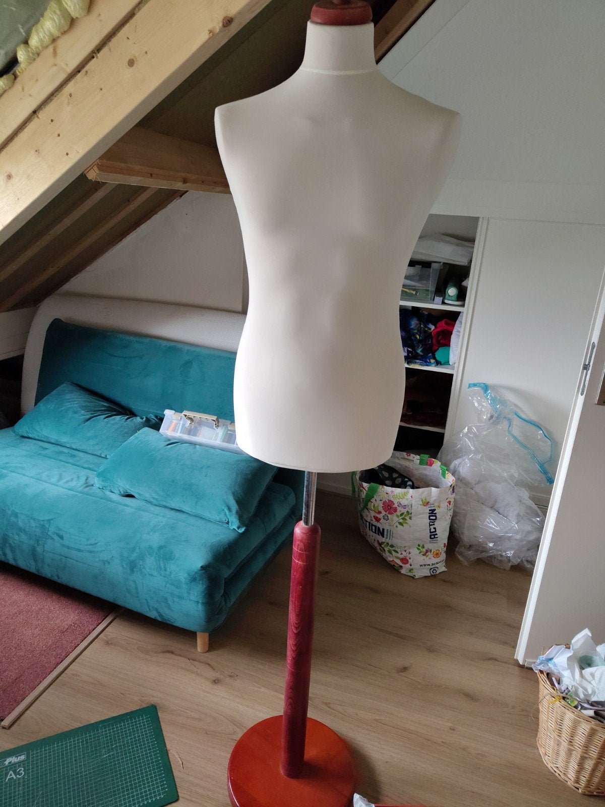 Mannequin / Paspop man - Ideaal voor Naai- en Ontwerpproject, Ophalen, Zo goed als nieuw, Overige typen, Onbekend