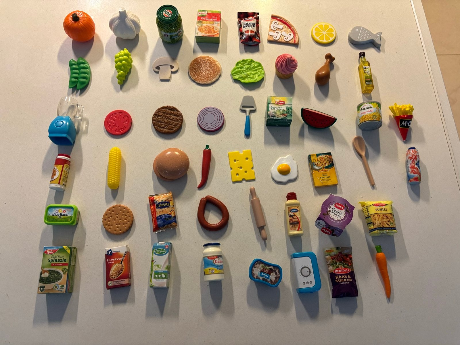 Albert Heijn mini 50 st set 2013 speelgoed boodschappen!, Ophalen of Verzenden, Zo goed als nieuw, Jongen of Meisje