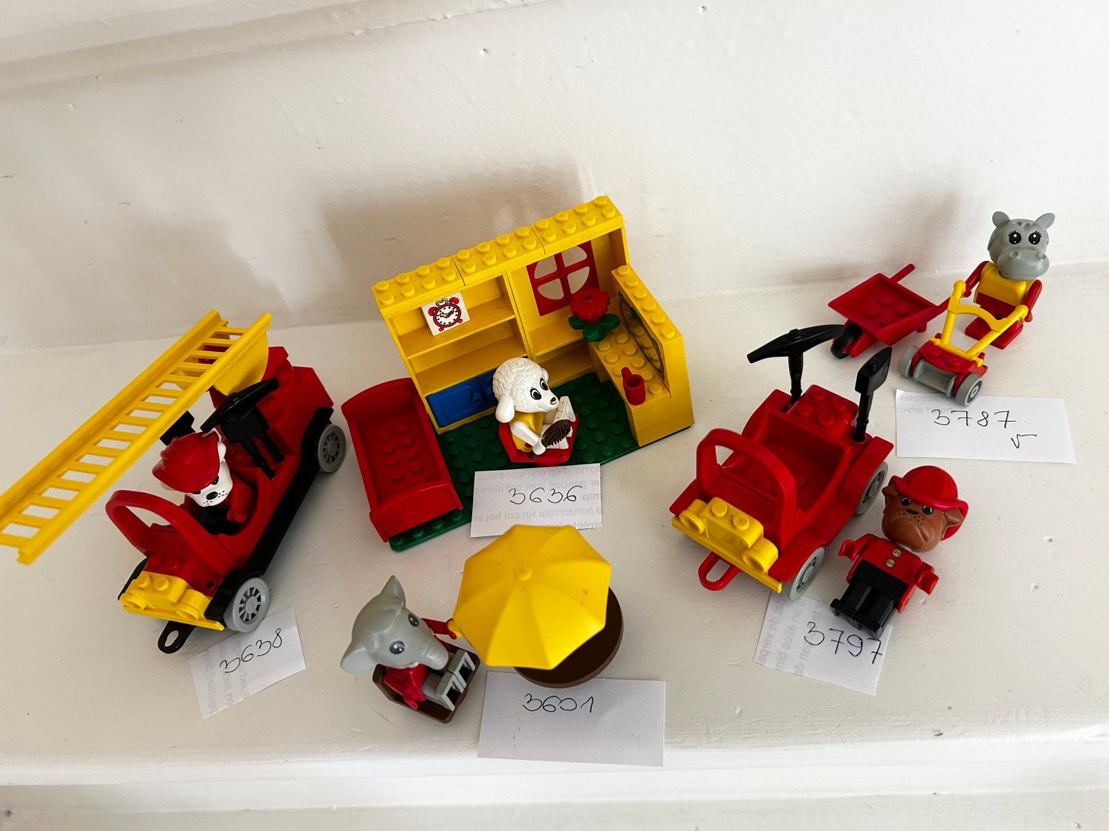 Lego Fabuland 3797 3787 3601 3638 3636 €4.90-15, Ophalen of Verzenden, Gebruikt, Meerdere sets, Lego