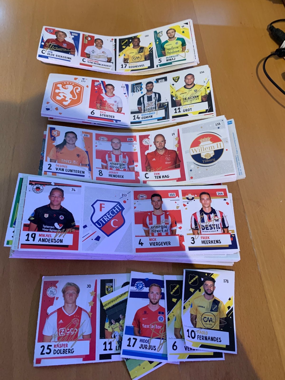 Partij voetbalplaatjes 2018/2019, Verzamelen, Ophalen of Verzenden, Buitenlandse clubs, Poster, Plaatje of Sticker