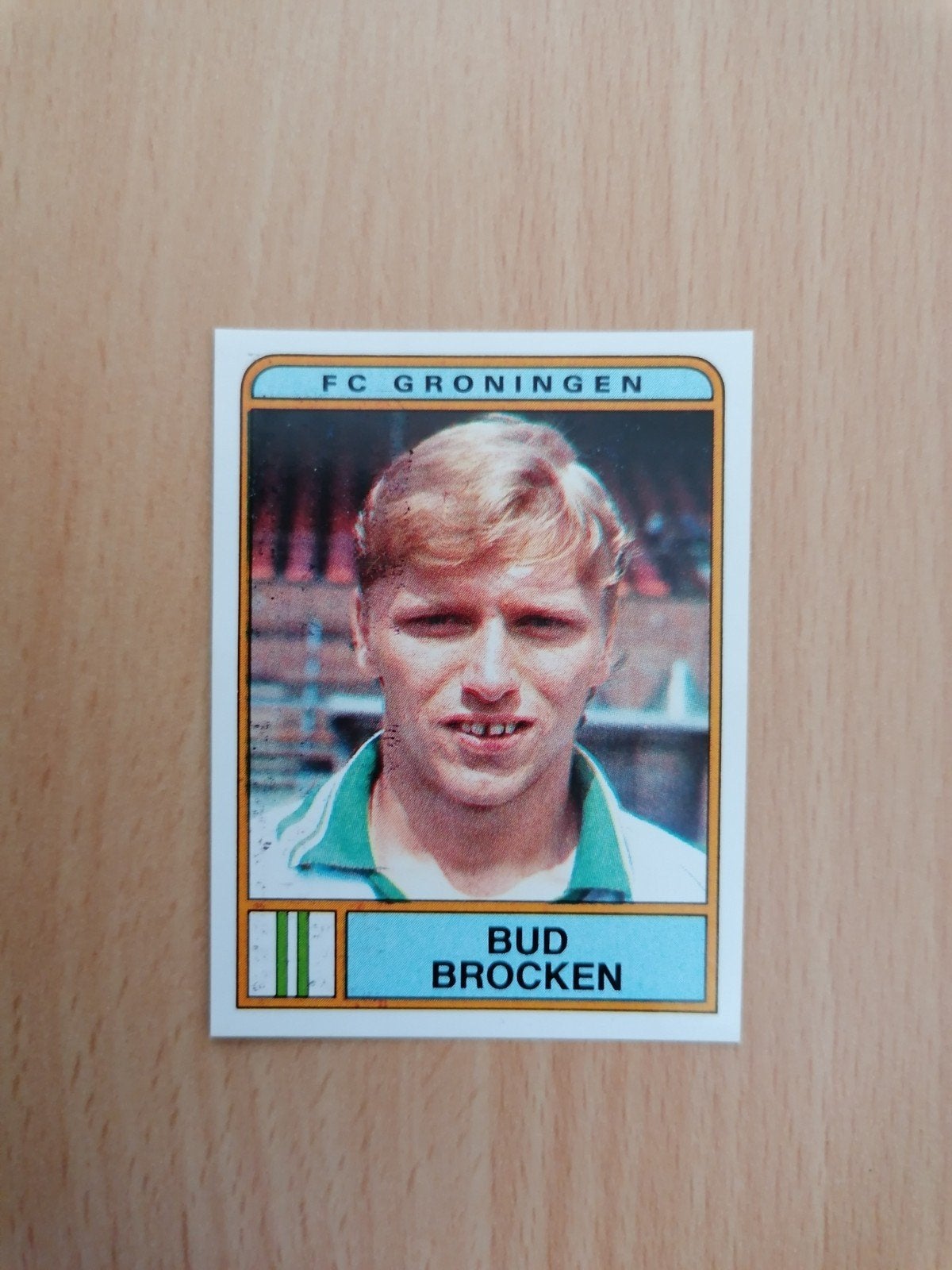 Panini Voetbal 84 #155 Bud Brocken., Ophalen of Verzenden, Zo goed als nieuw, Plaatje