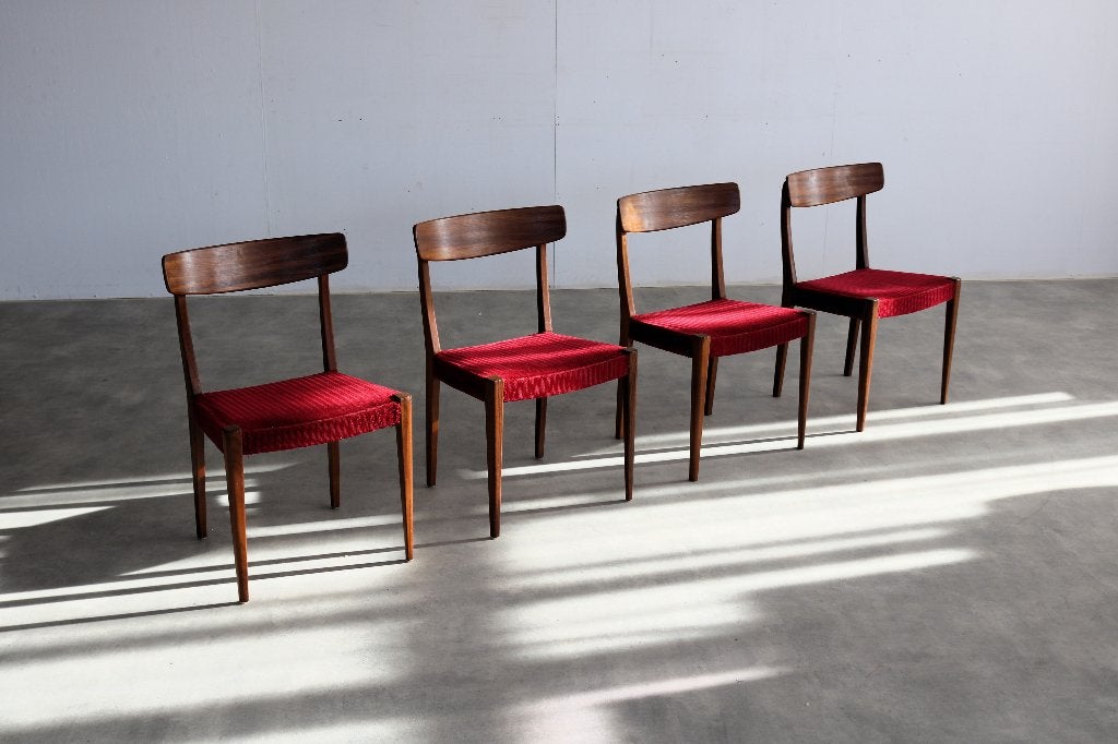Vintage eetkamerstoelen | stoelen | jaren 60 | skaraborgs, Gebruikt, Bruin, ., Ophalen of Verzenden