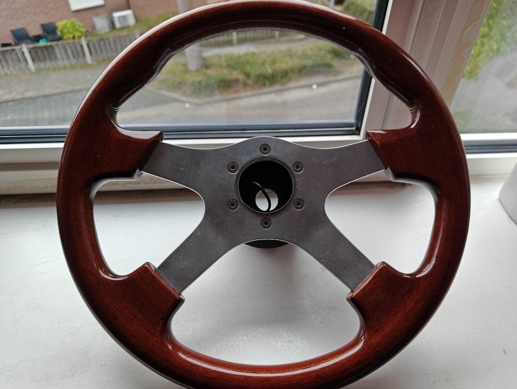 Mooi houten sport stuur Italiaans merk SELM, Ophalen of Verzenden, Gebruikt, BMW