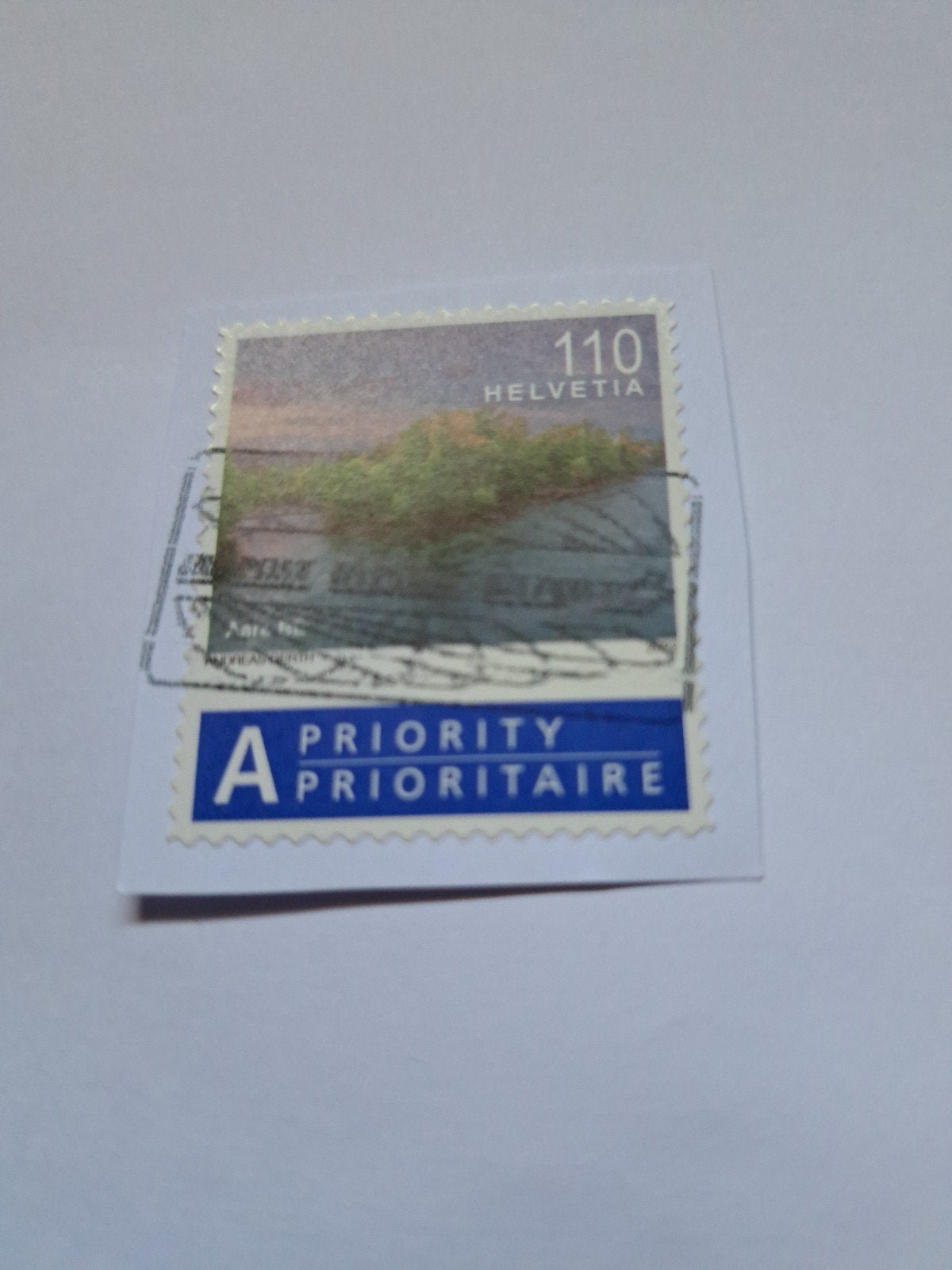 Zwitserse postzegel 110 Helvetia gestempeld, Ophalen of Verzenden