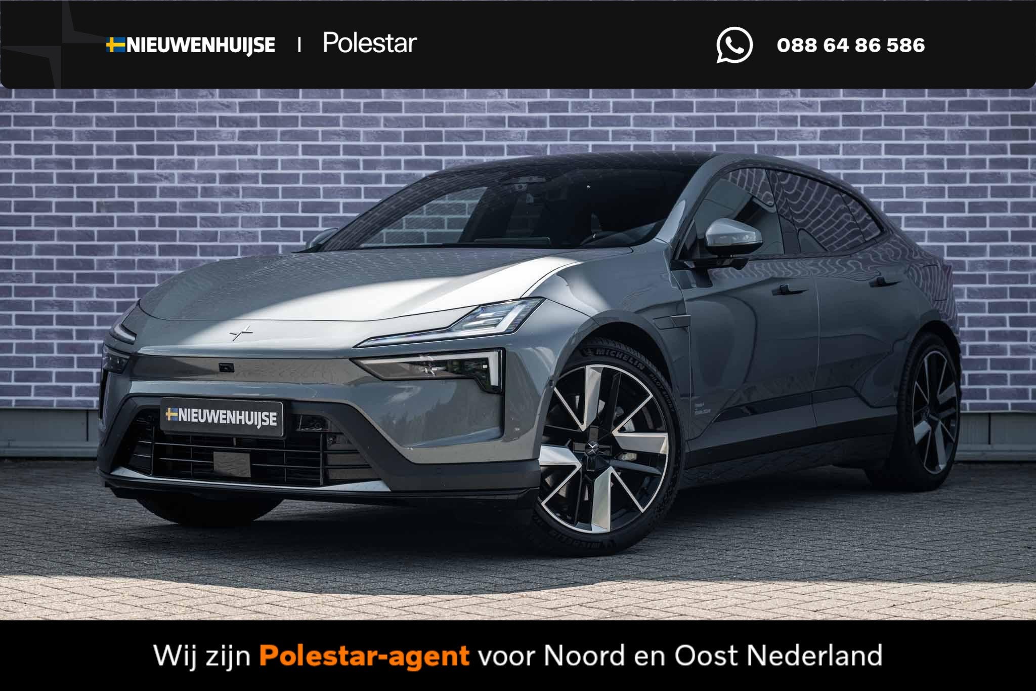 Polestar 4 Long Range Single motor Plus 100 kWh | 22kW Lader, Auto's, Polestar, Automaat, Achterwielaandrijving, 100 kWh, Origineel Nederlands
