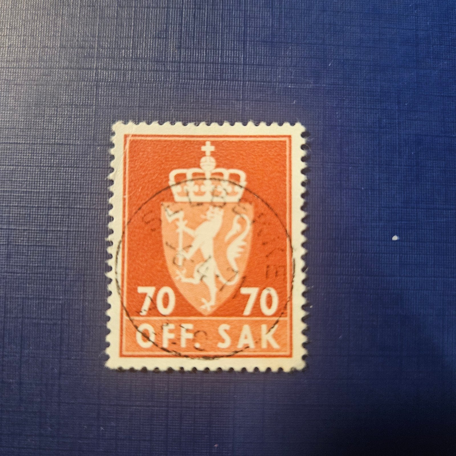 Noorwegen dienst nr 92, Postzegels en Munten, Postzegels | Europa | Scandinavië, Ophalen of Verzenden, Noorwegen, Gestempeld