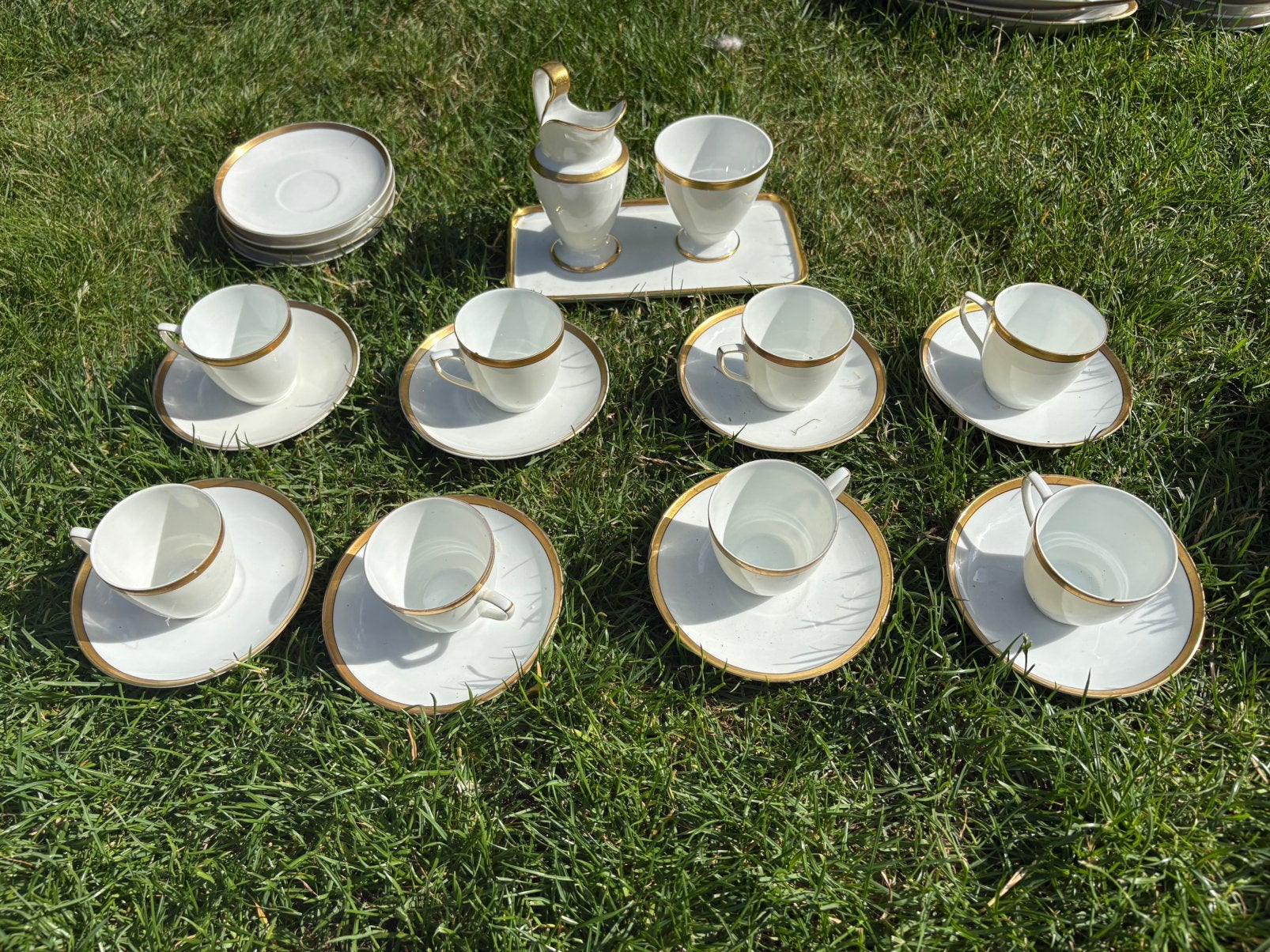 Antiek Fraureuth servies, Ophalen