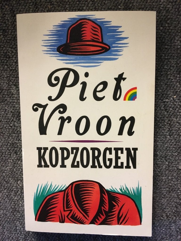 Kopzorgen ; door Piet Vroon #Zelfhulp #Psychologie, Ophalen of Verzenden, Zo goed als nieuw, Piet Vroon