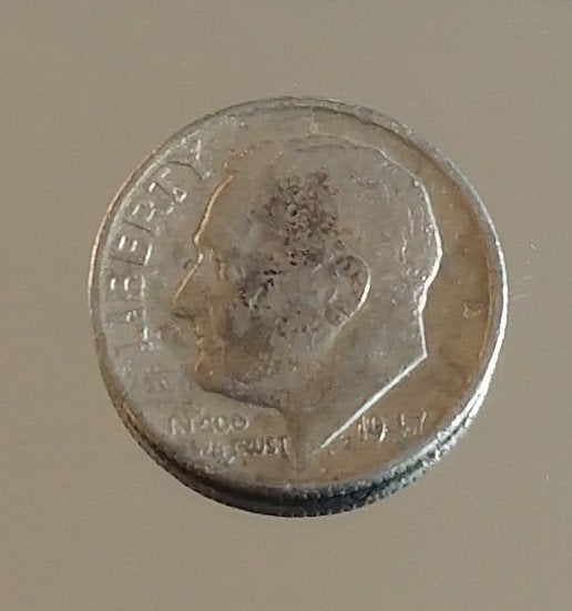 one dime 1947,  volgnr 75, Postzegels en Munten, Munten | Amerika, Ophalen of Verzenden, Noord-Amerika, Losse munt