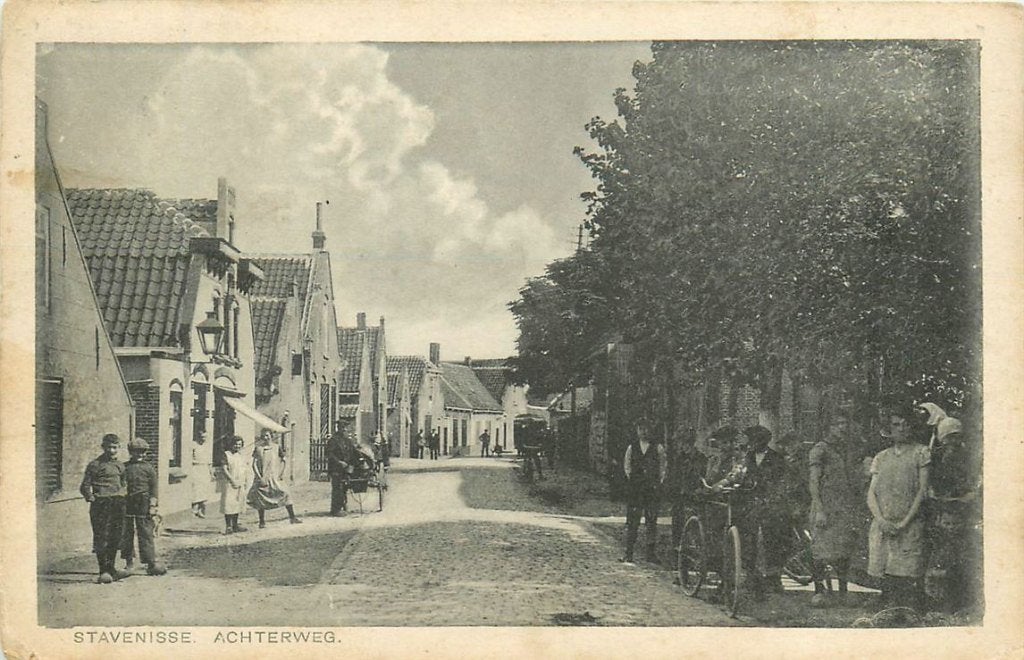 378-362-009 Stavenisse Achterweg, Verzenden, Voor 1920, Zeeland