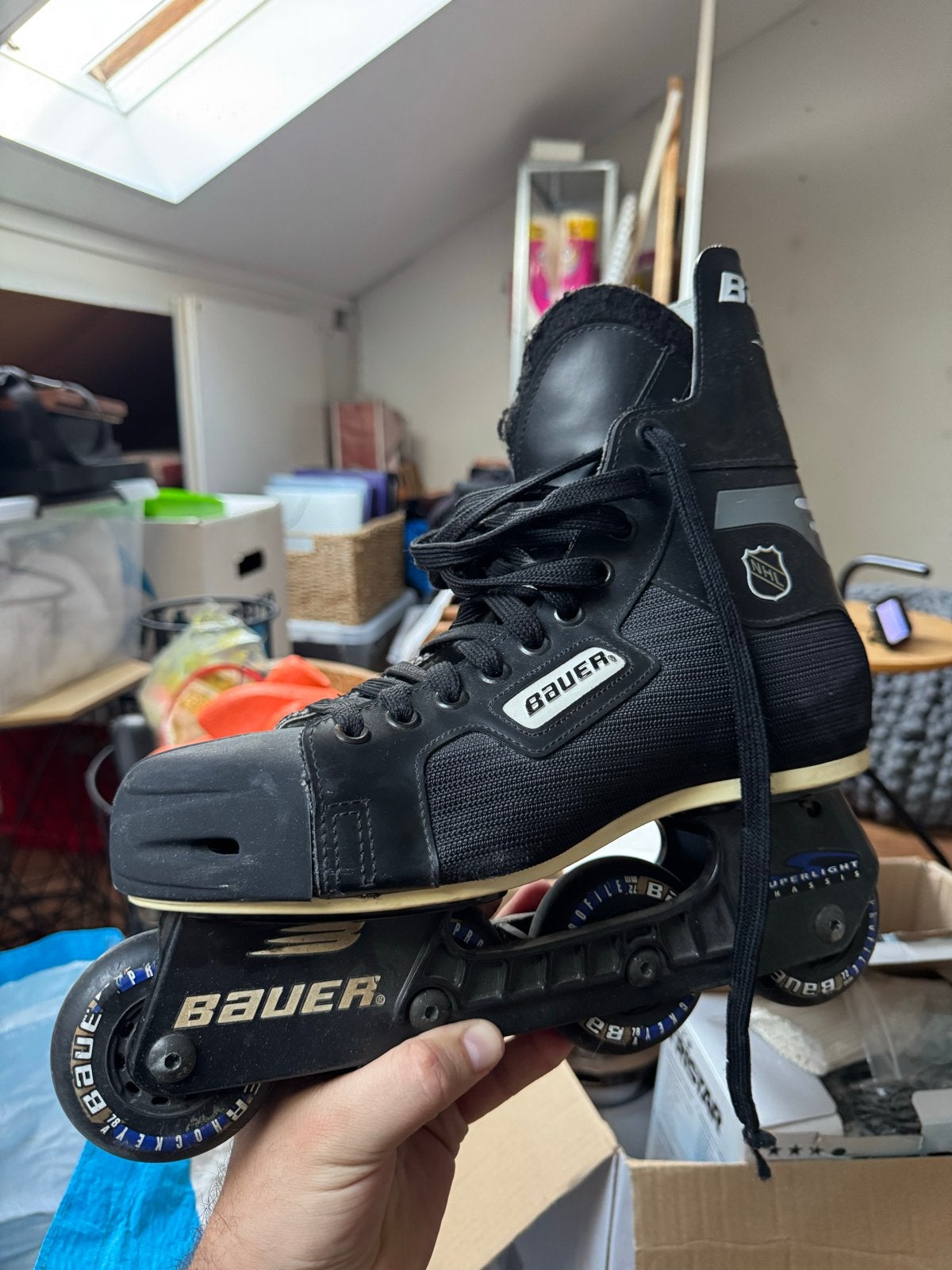 Bauer inline skates maat 39/40, Sport en Fitness, Schaatsen, Ophalen, Gebruikt, Overige typen, Bauer