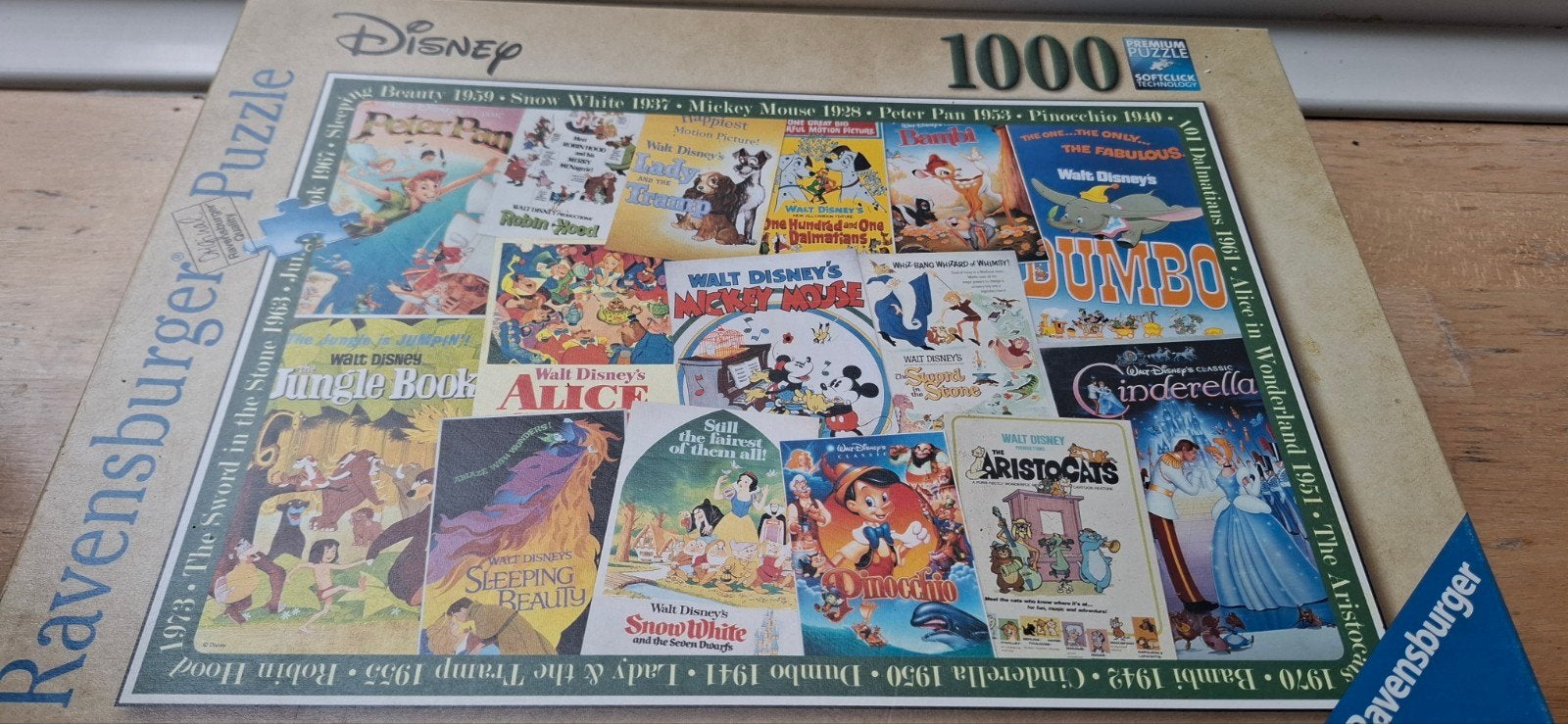 Puzzel ravensburger Disney no 198740 1000 stuks, Ophalen of Verzenden, 500 t/m 1500 stukjes, Zo goed als nieuw