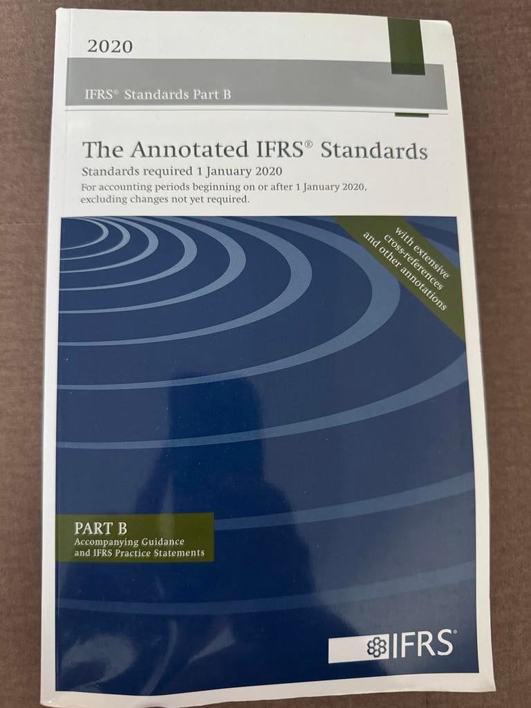 The Annotated IFRS Standards Part B - Accountancy, Ophalen of Verzenden, Gamma, Gelezen, HBO