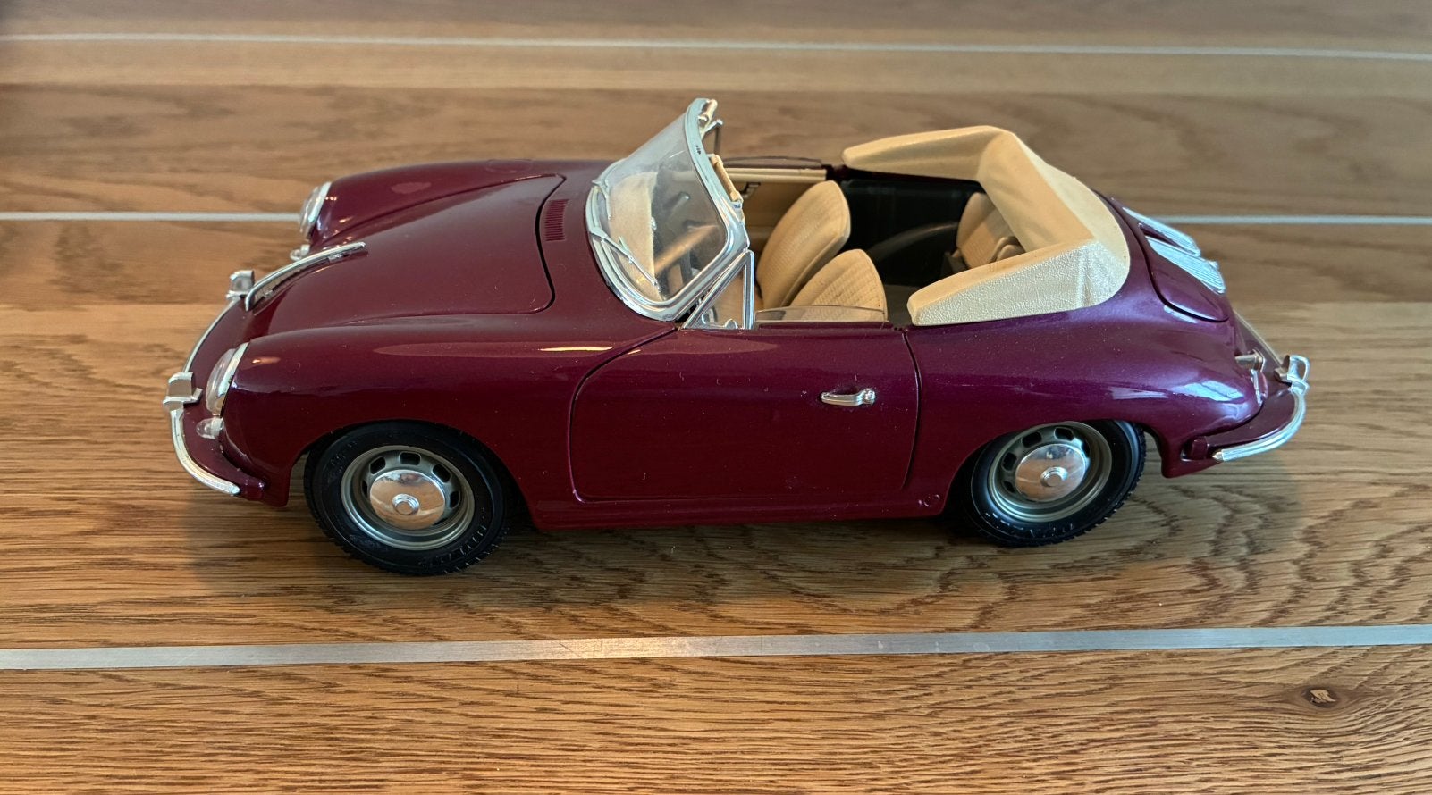 Bburago modelauto Porsche 356B 1961, Ophalen of Verzenden, Gebruikt, Auto, Bburago