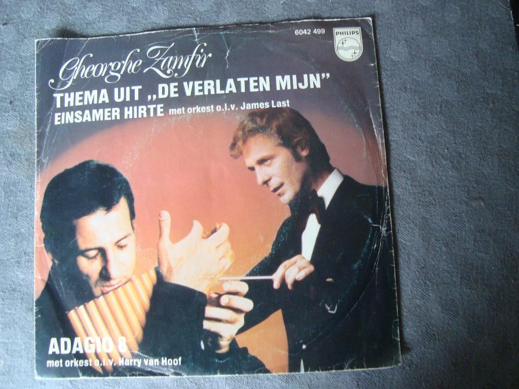 James last & gheorghe zamfir- thema uit de verlaten stad, Cd's en Dvd's, Vinyl Singles, Ophalen of Verzenden, Zo goed als nieuw