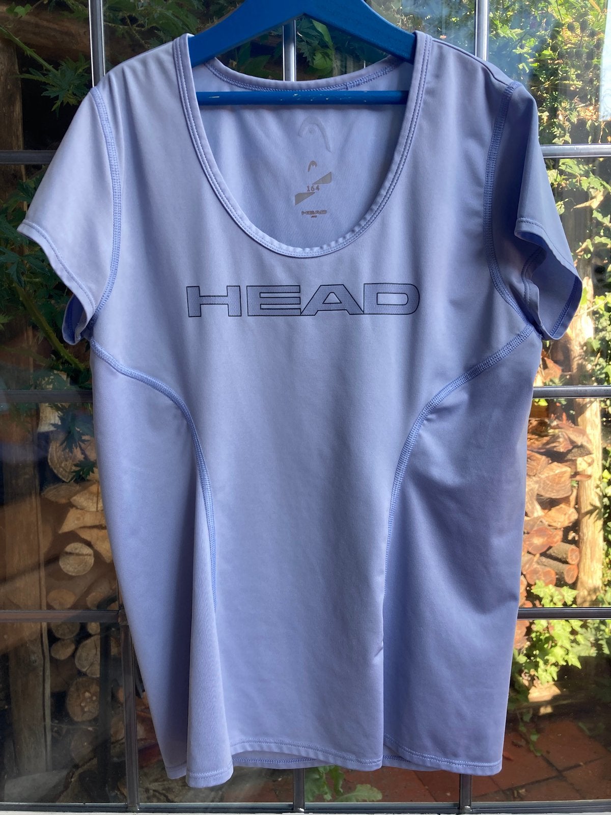 Tennis shirt maat 164, Ophalen of Verzenden, Gebruikt, Meisje, Sport- of Zwemkleding