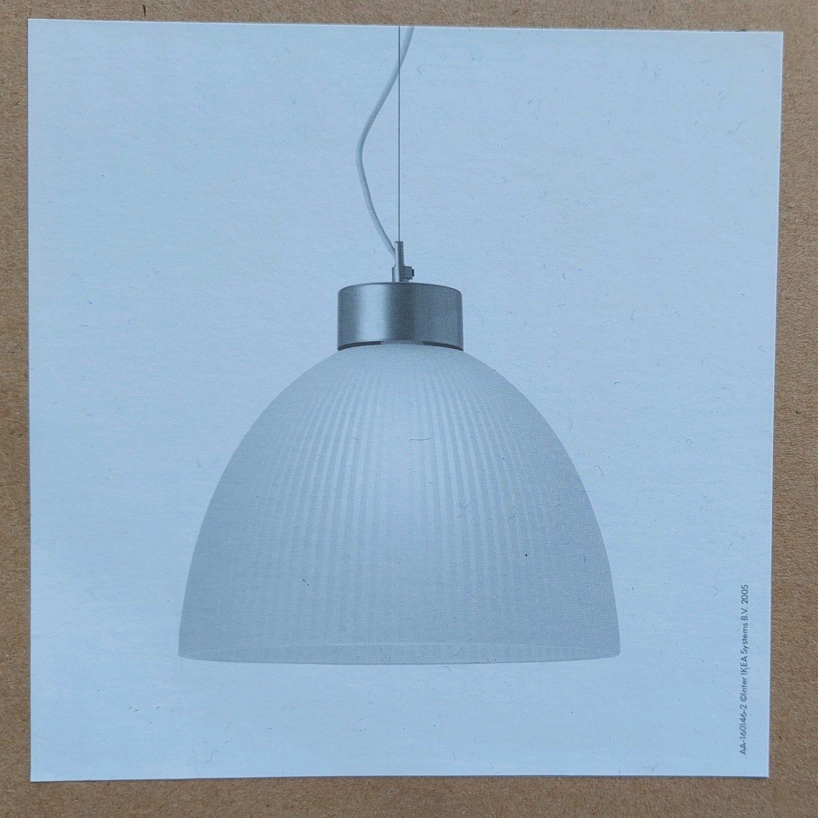 Twee nieuwe IKEA Kalcium Hanglampen in doos, Ophalen, Nieuw, Kunststof, Modern