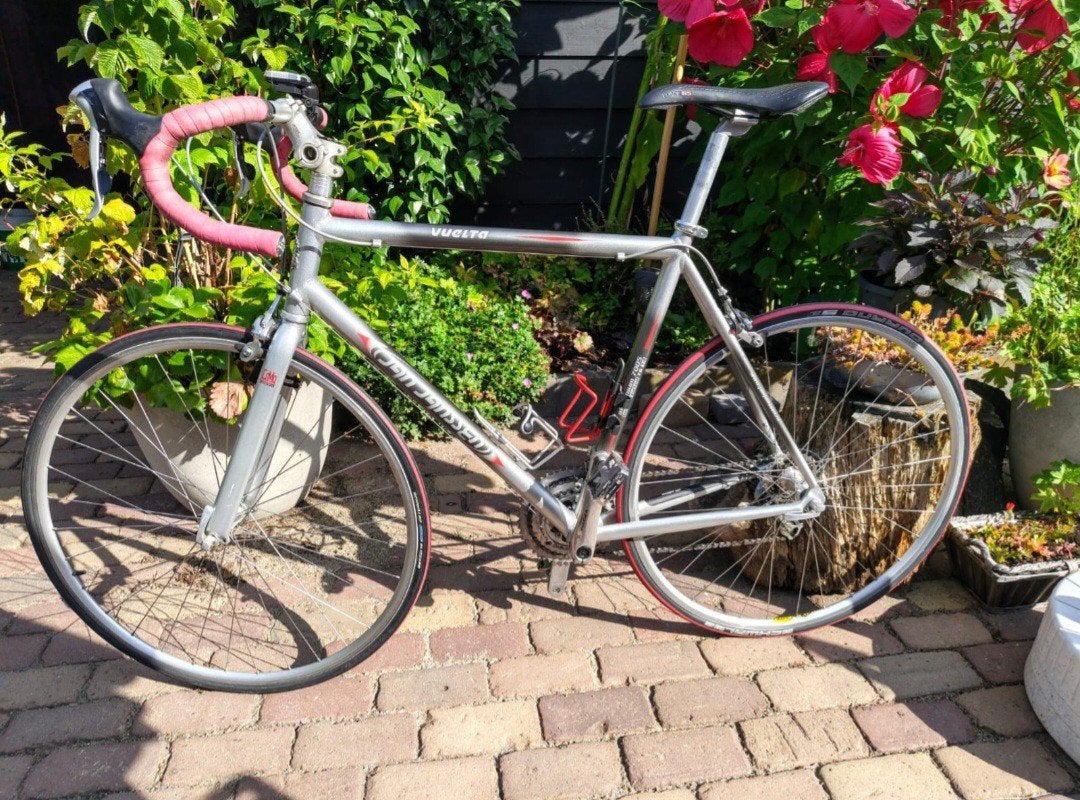 Jan Janssen racefiets aluminium frame hoogte 56, Fietsen en Brommers, Fietsen | Oldtimers, 55 tot 59 cm, Ophalen, Velgrem, Jan Janssen