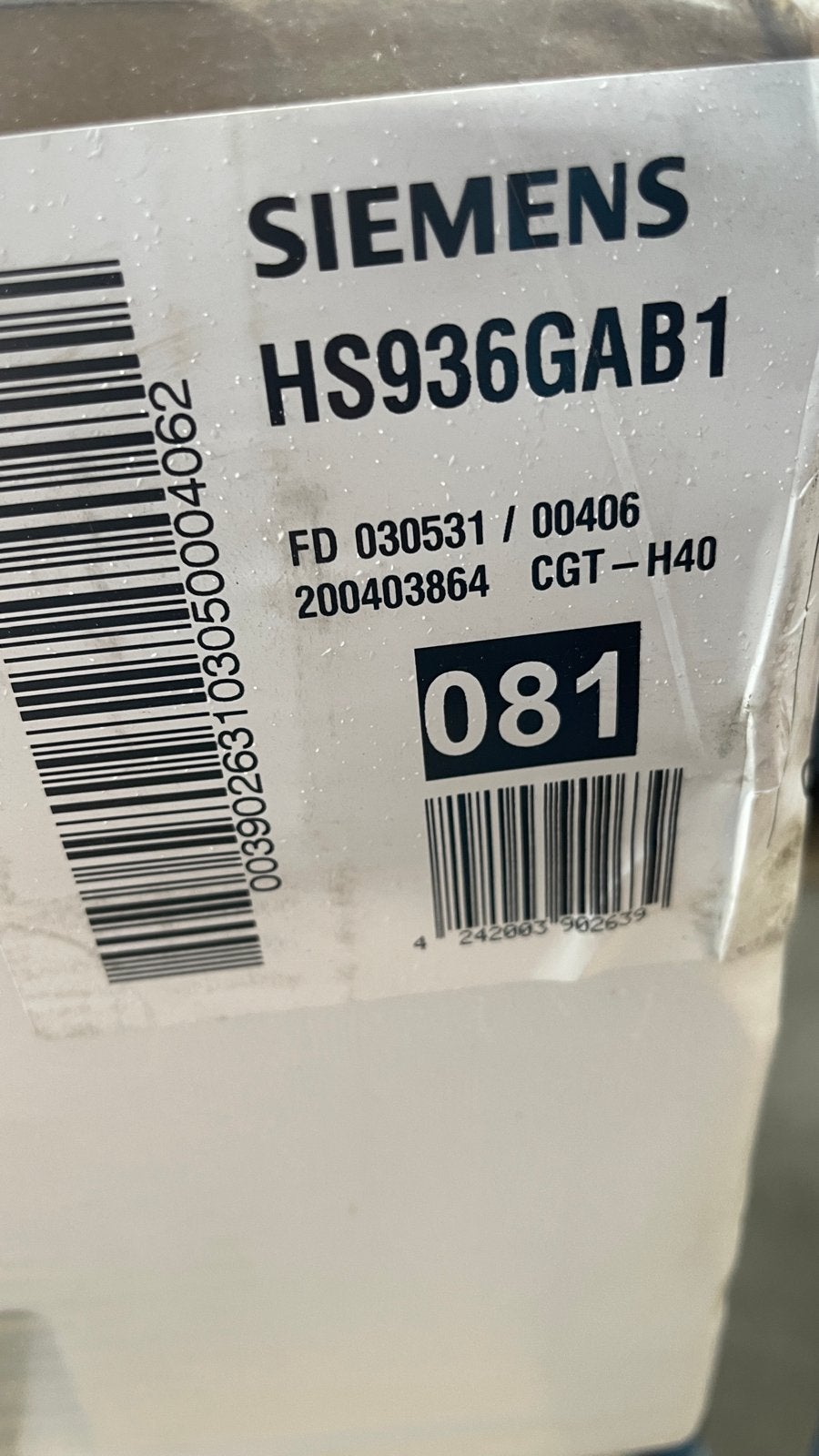 Siemens HS936GAB1 Stoomoven - Nieuw in doos, Ophalen, Stoom, Inbouw, Stoomoven