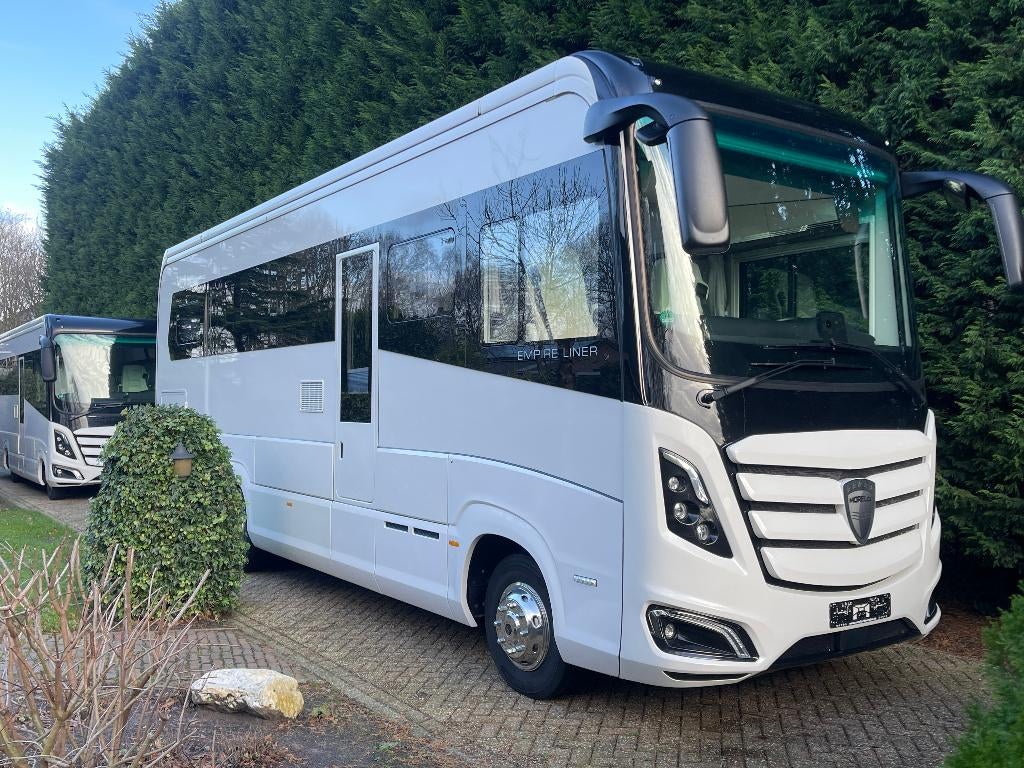 ** MORELO 98 EMPIRE LINER 2021 ** MB 340 PK. VOL OPTIES ! **, Caravans en Kamperen, Campers, Chemisch toilet, 10 meter en meer