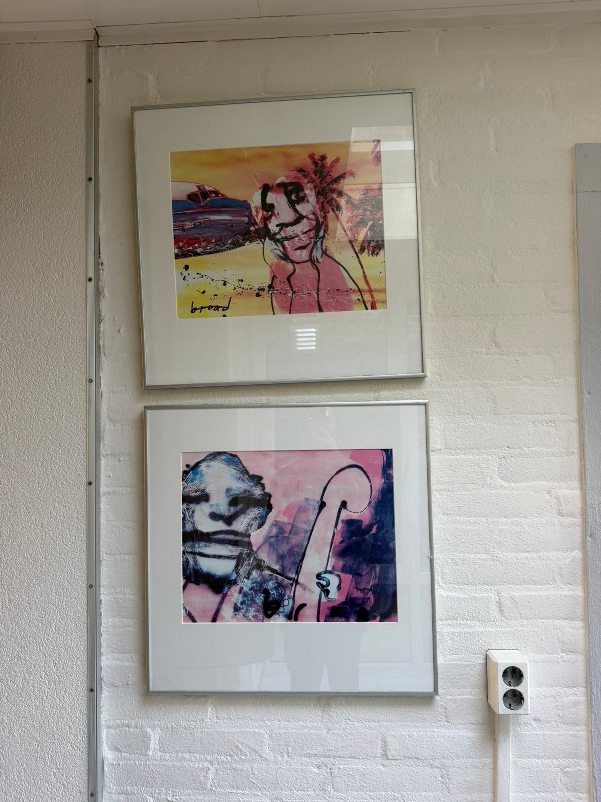 Zeefdruk Herman Brood, Ophalen