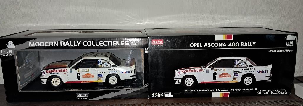 Opel Ascona B 400, Hobby en Vrije tijd, Modelauto's | 1:18, Ophalen of Verzenden, Zo goed als nieuw, Auto, Sun Star