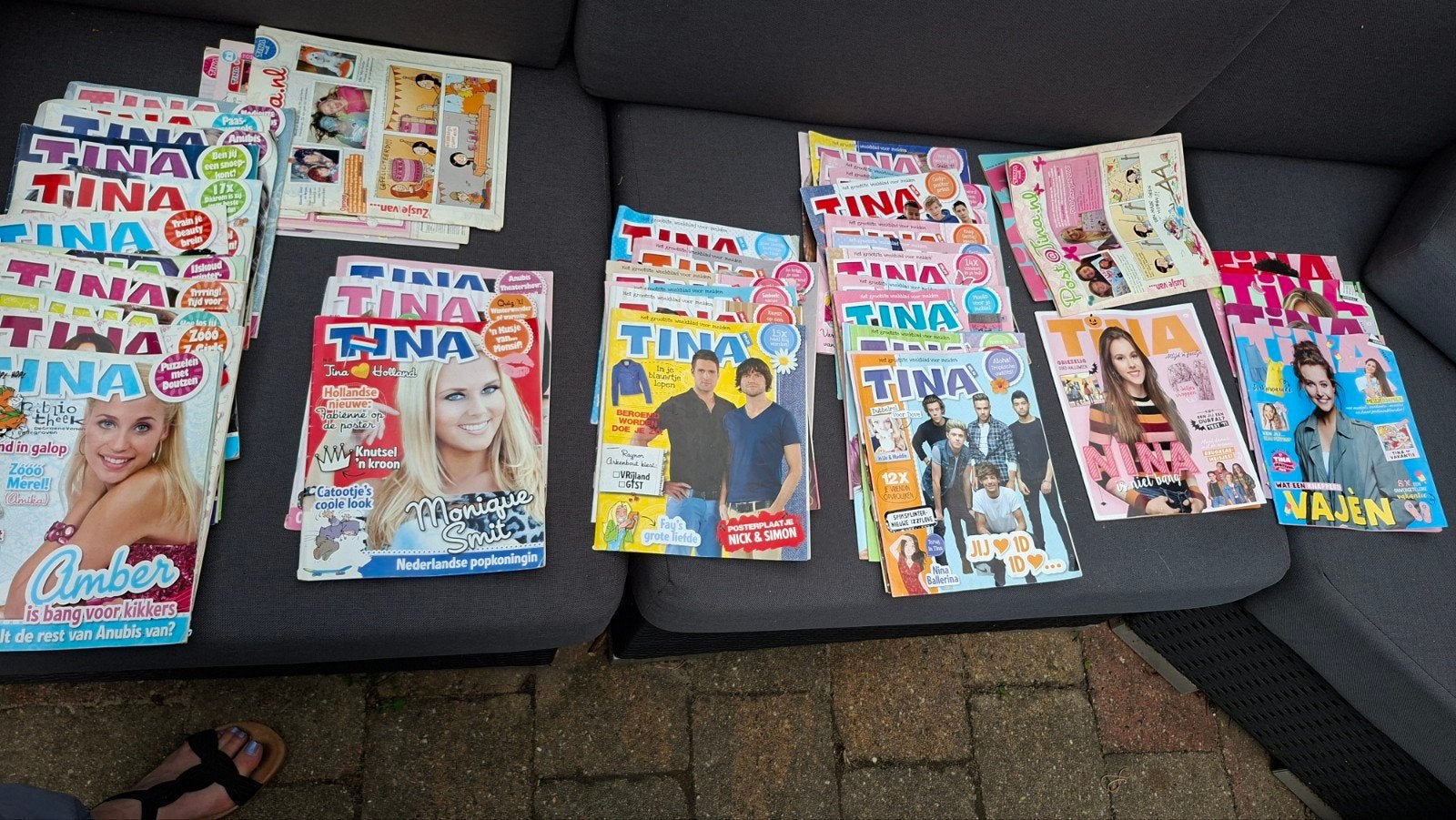 Grote collectie Tina tijdschriften, Boeken, Tijdschriften en Kranten, Ophalen of Verzenden, Gelezen, Damesbladen