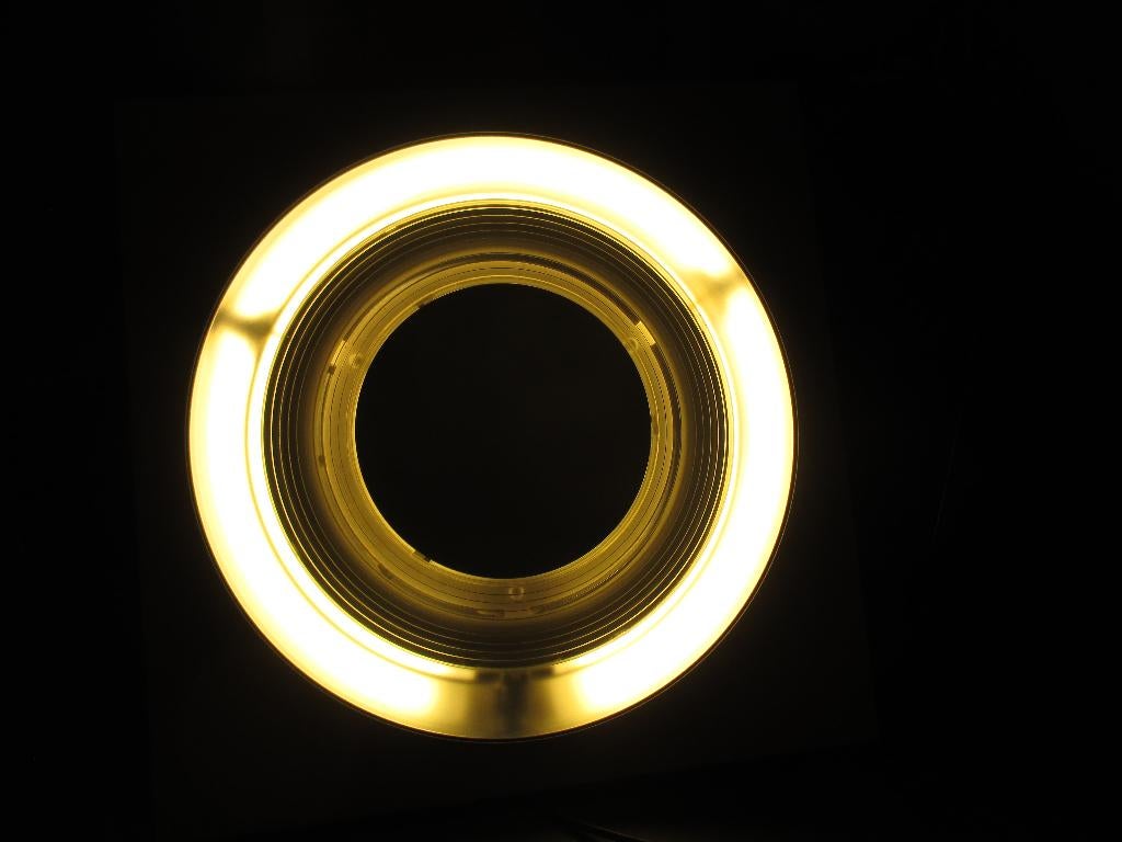 space age design plafondlamp wandlamp retro jaren wit 60 cm, Gebruikt, ?, ?, ?