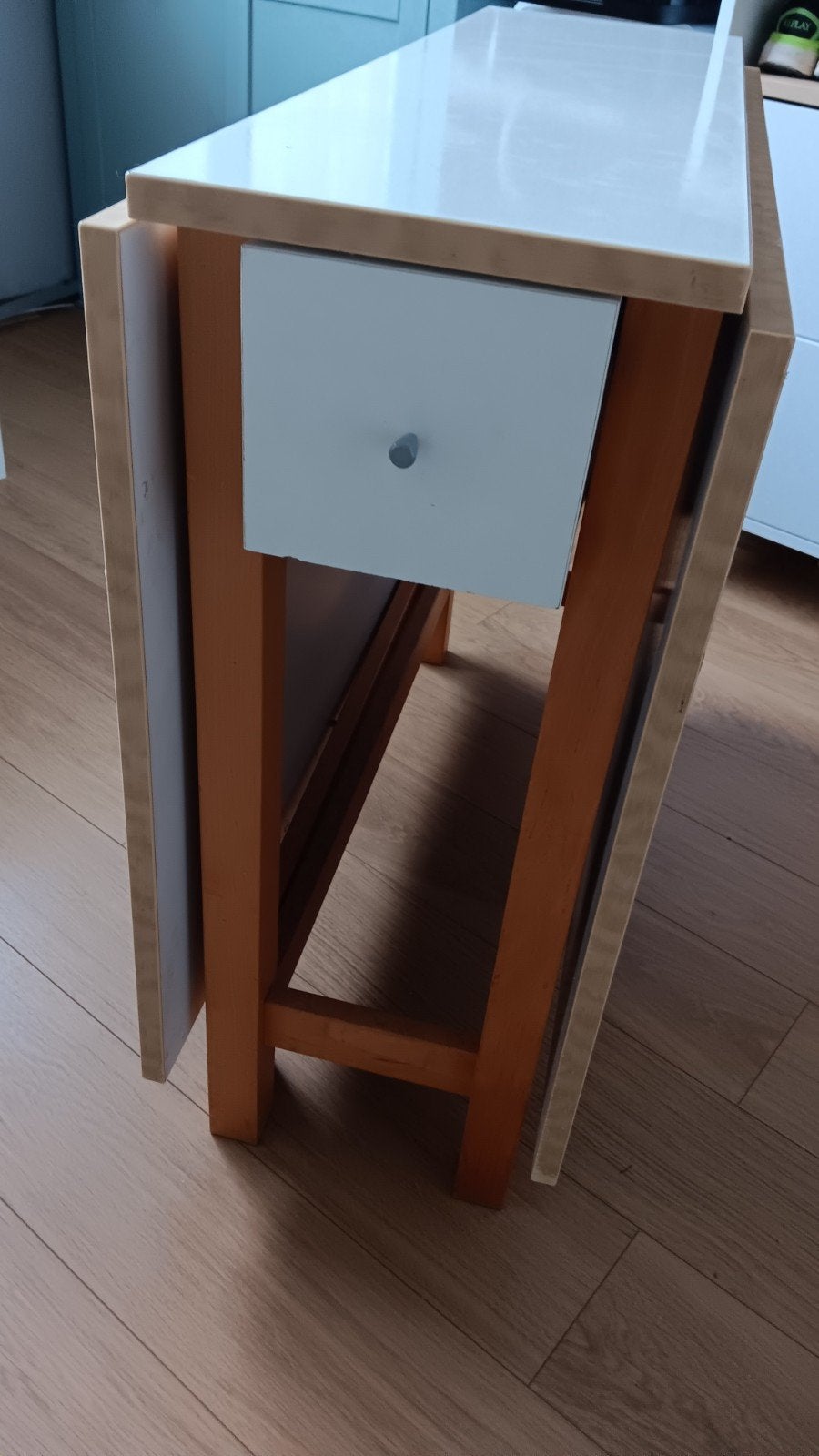 inklapbaar bureau/ tafel, Ophalen, Gebruikt, 75 cm of meer, 60 cm of meer